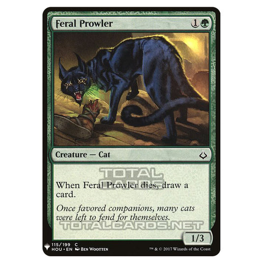 Magic The Gathering - Mystery - Feral Prowler - 1209/1694