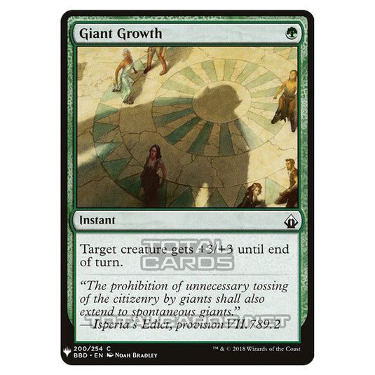 Magic The Gathering - Mystery - Giant Growth - 1218/1694