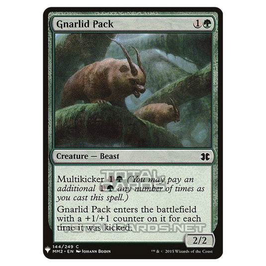 Magic The Gathering - Mystery - Gnarlid Pack - 1223/1694