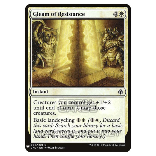 Magic The Gathering - Mystery - Gleam of Resistance - 122/1694