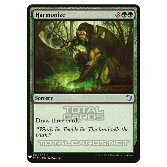 Magic The Gathering - Mystery - Harmonize - 1234/1694 Magic The Gathering - Mystery - Harmonize - 1234/1694