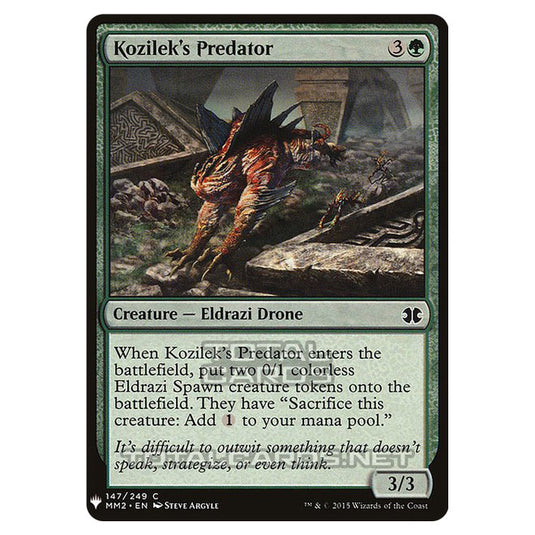 Magic The Gathering - Mystery - Kozilek's Predator - 1251/1694