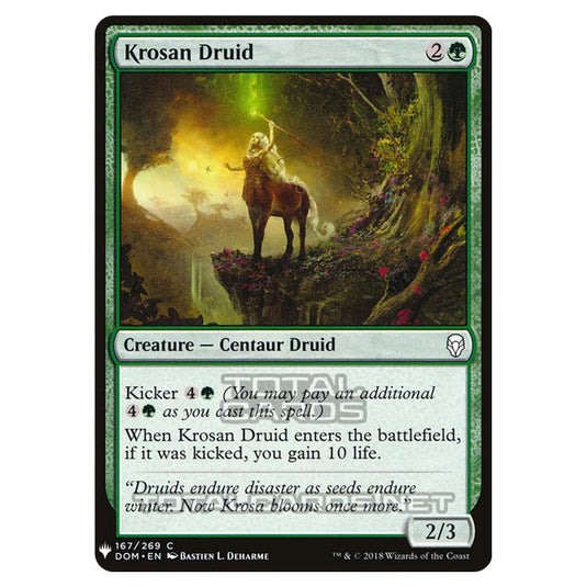 Magic The Gathering - Mystery - Krosan Druid - 1254/1694