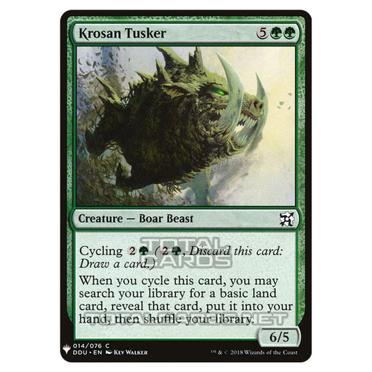 Magic The Gathering - Mystery - Krosan Tusker - 1255/1694