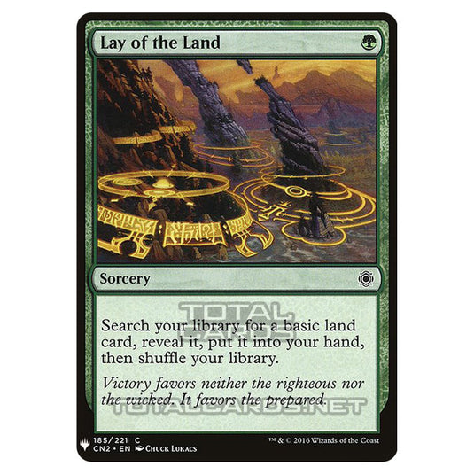 Magic The Gathering - Mystery - Lay of the Land - 1257/1694