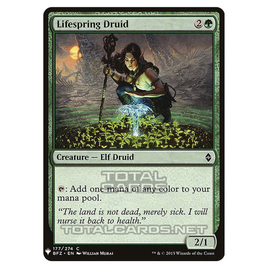 Magic The Gathering - Mystery - Lifespring Druid - 1260/1694