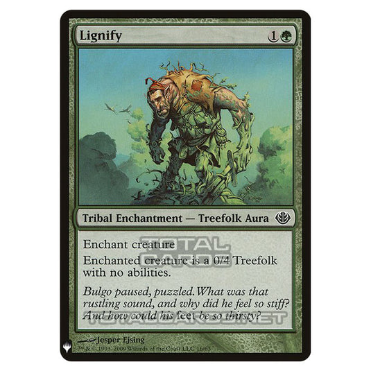 Magic The Gathering - Mystery - Lignify - 1261/1694