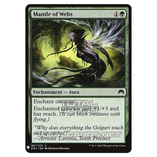 Magic The Gathering - Mystery - Mantle of Webs - 1267/1694