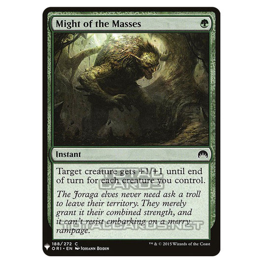 Magic The Gathering - Mystery - Might of the Masses - 1270/1694