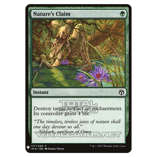 Magic The Gathering - Mystery - Nature's Claim - 1275/1694