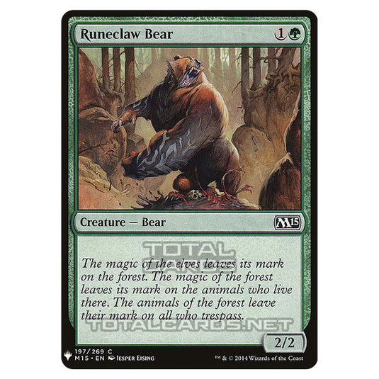 Magic The Gathering - Mystery - Runeclaw Bear - 1320/1694