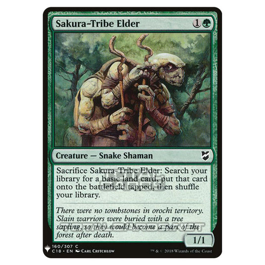 Magic The Gathering - Mystery - Sakura-Tribe Elder - 1322/1694