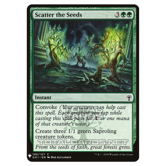 Magic The Gathering - Mystery - Scatter the Seeds - 1325/1694