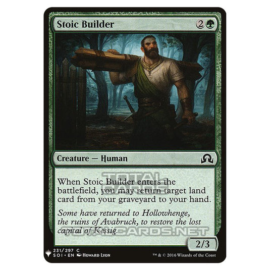 Magic The Gathering - Mystery - Stoic Builder - 1342/1694