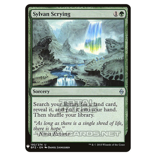 Magic The Gathering - Mystery - Sylvan Scrying - 1345/1694