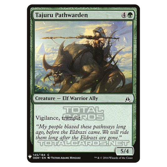 Magic The Gathering - Mystery - Tajuru Pathwarden - 1346/1694