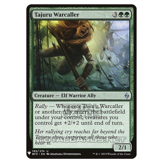 Magic The Gathering - Mystery - Tajuru Warcaller - 1347/1694