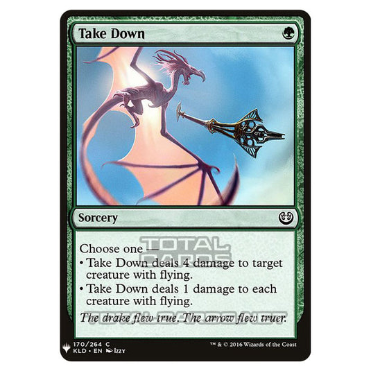 Magic The Gathering - Mystery - Take Down - 1348/1694