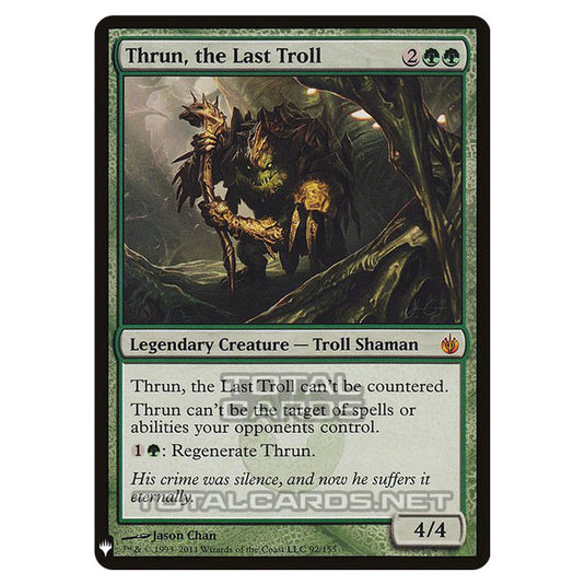 Magic The Gathering - Mystery - Thrun, the Last Troll - 1358/1694