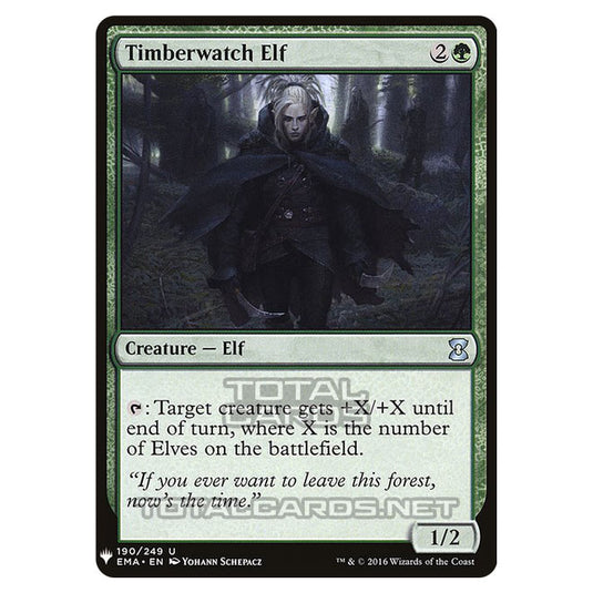 Magic The Gathering - Mystery - Timberwatch Elf - 1359/1694