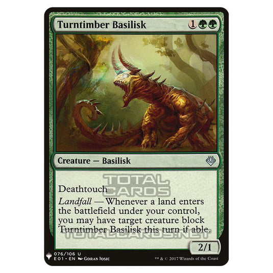 Magic The Gathering - Mystery - Turntimber Basilisk - 1365/1694