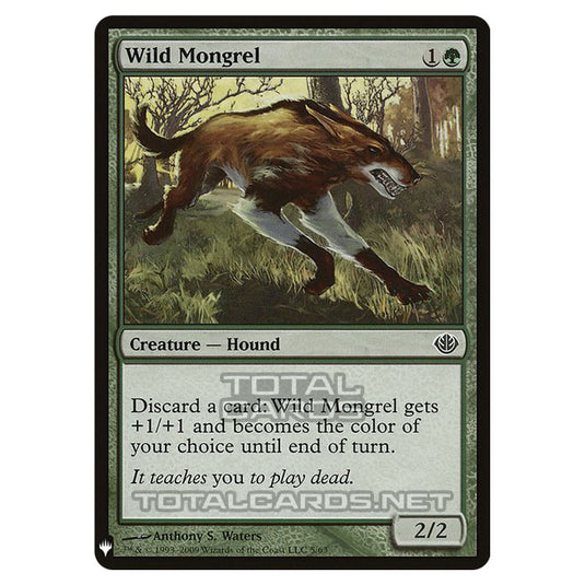 Magic The Gathering - Mystery - Wild Mongrel - 1372/1694