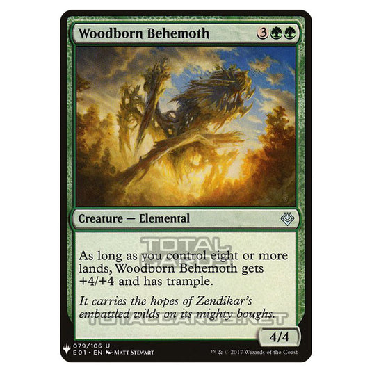 Magic The Gathering - Mystery - Woodborn Behemoth - 1376/1694