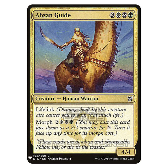 Magic The Gathering - Mystery - Abzan Guide - 1384/1694