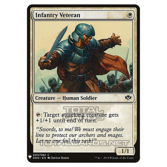 Magic The Gathering - Mystery - Infantry Veteran - 138/1694