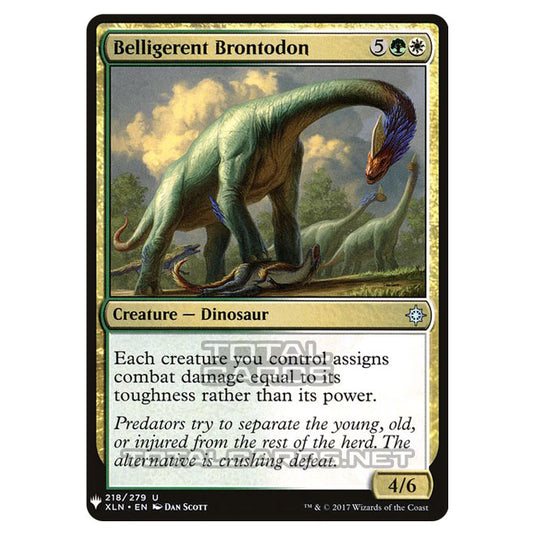 Magic The Gathering - Mystery - Belligerent Brontodon - 1398/1694