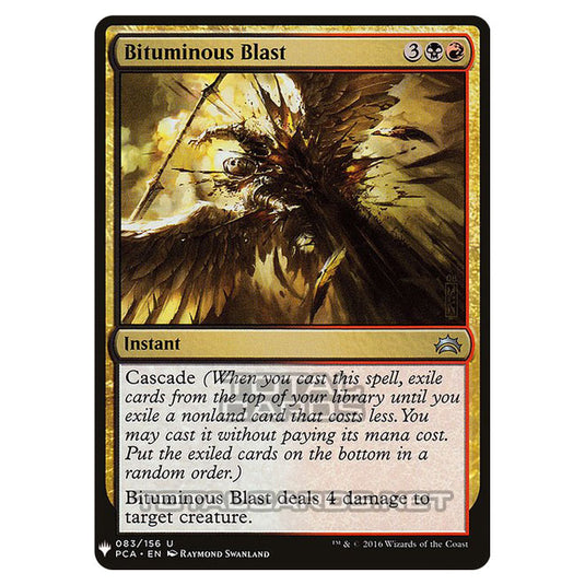 Magic The Gathering - Mystery - Bituminous Blast - 1399/1694