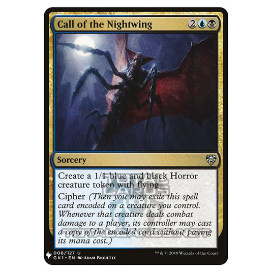 Magic The Gathering - Mystery - Call of the Nightwing - 1405/1694