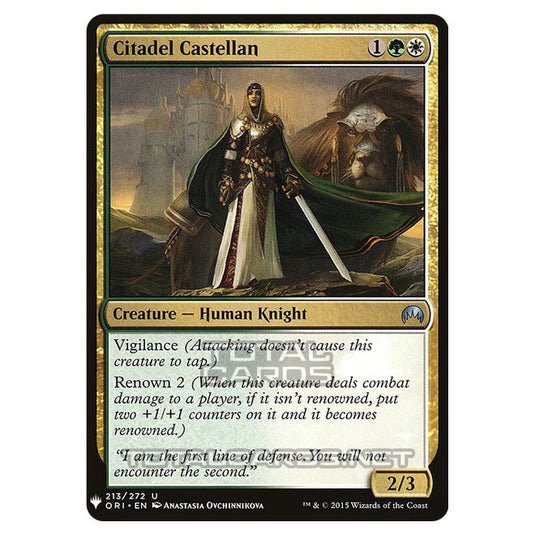 Magic The Gathering - Mystery - Citadel Castellan - 1408/1694