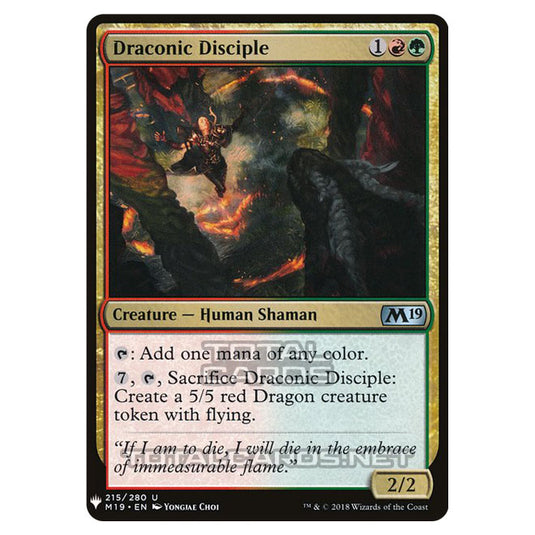 Magic The Gathering - Mystery - Draconic Disciple - 1416/1694