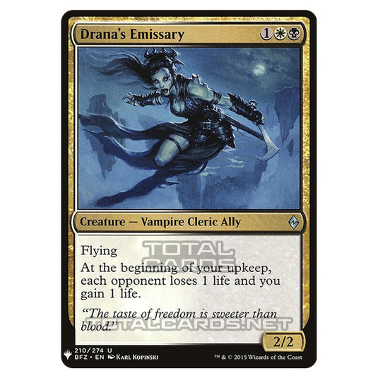 Magic The Gathering - Mystery - Drana's Emissary - 1419/1694