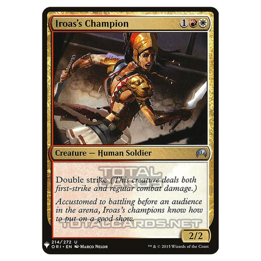 Magic The Gathering - Mystery - Iroas's Champion - 1438/1694