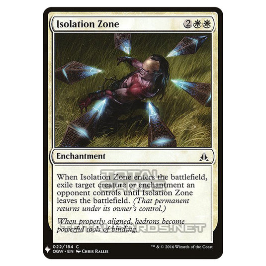 Magic The Gathering - Mystery - Isolation Zone - 143/1694