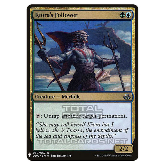 Magic The Gathering - Mystery - Kiora's Follower - 1443/1694