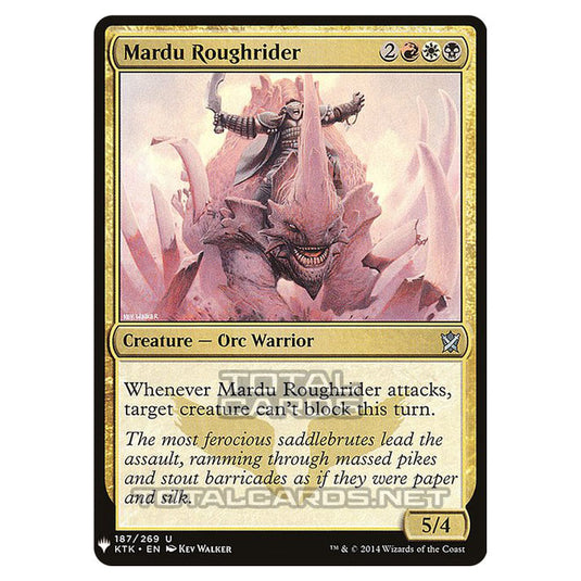 Magic The Gathering - Mystery - Mardu Roughrider - 1450/1694