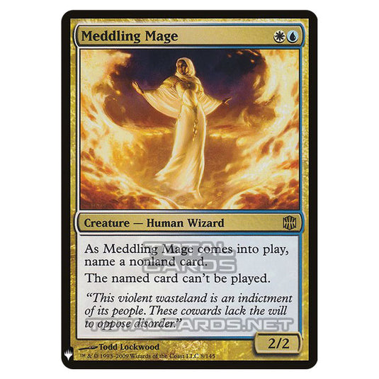 Magic The Gathering - Mystery - Meddling Mage - 1453/1694