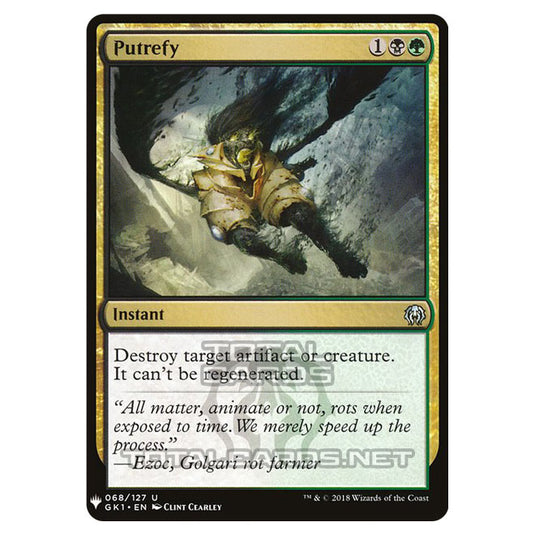 Magic The Gathering - Mystery - Putrefy - 1466/1694