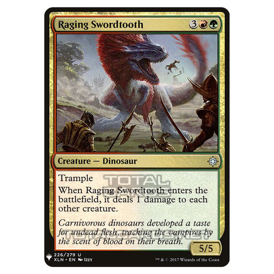 Magic The Gathering - Mystery - Raging Swordtooth - 1471/1694