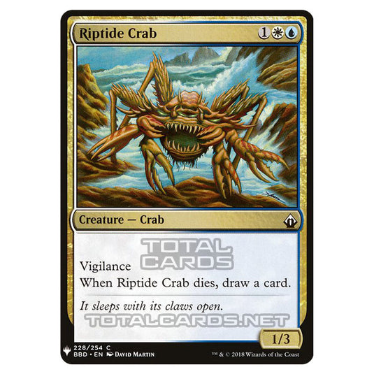 Magic The Gathering - Mystery - Riptide Crab - 1475/1694