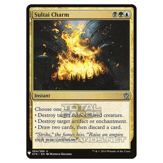 Magic The Gathering - Mystery - Sultai Charm - 1491/1694