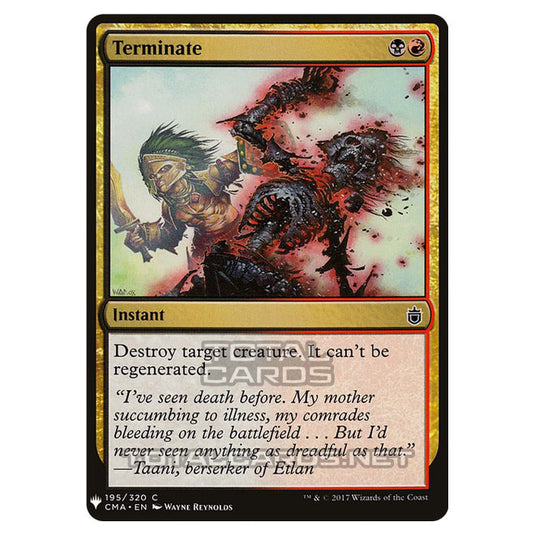 Magic The Gathering - Mystery - Terminate - 1495/1694