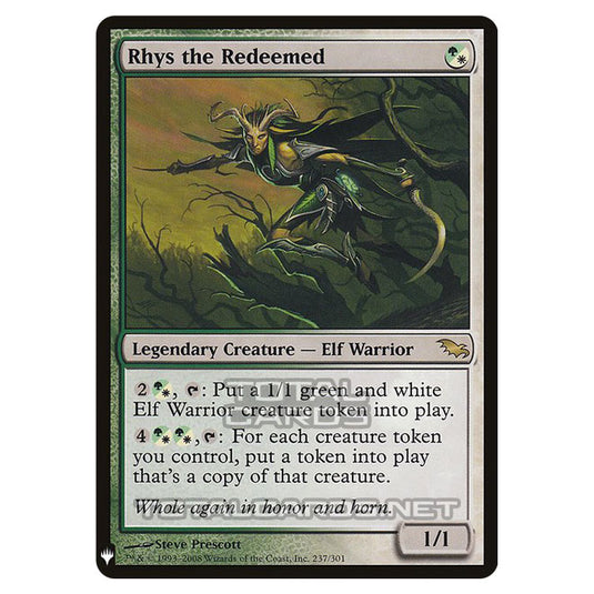 Magic The Gathering - Mystery - Rhys the Redeemed - 1530/1694