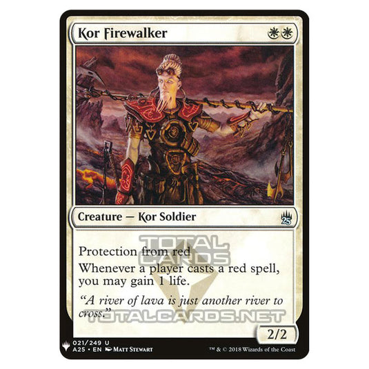 Magic The Gathering - Mystery - Kor Firewalker - 153/1694