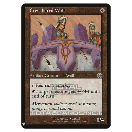 Magic The Gathering - Mystery - Crenellated Wall - 1567/1694