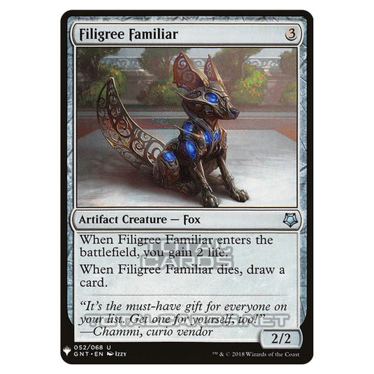 Magic The Gathering - Mystery - Filigree Familiar - 1582/1694