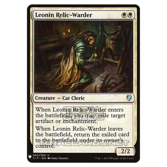 Magic The Gathering - Mystery - Leonin Relic-Warder - 158/1694